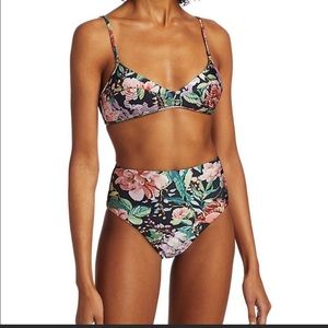 Zimmermann Bellitude Bikini bullet bra and high waist